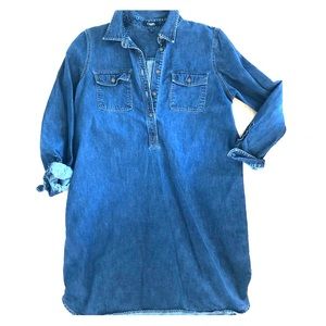 CHAPS Thick Denim Dress